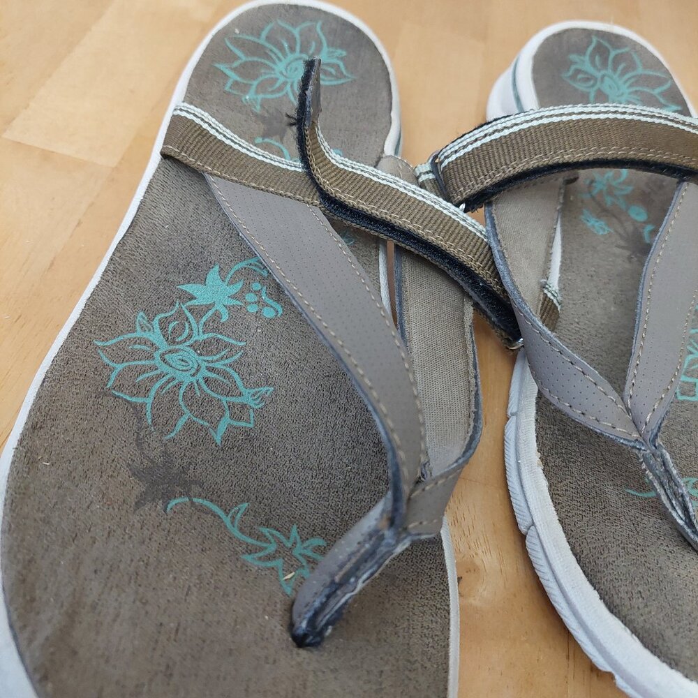 Hi Tec Women's Soul.Rider2 Bermuda Toe Post Slip on Sandals Size 10 - Picture 4 of 10